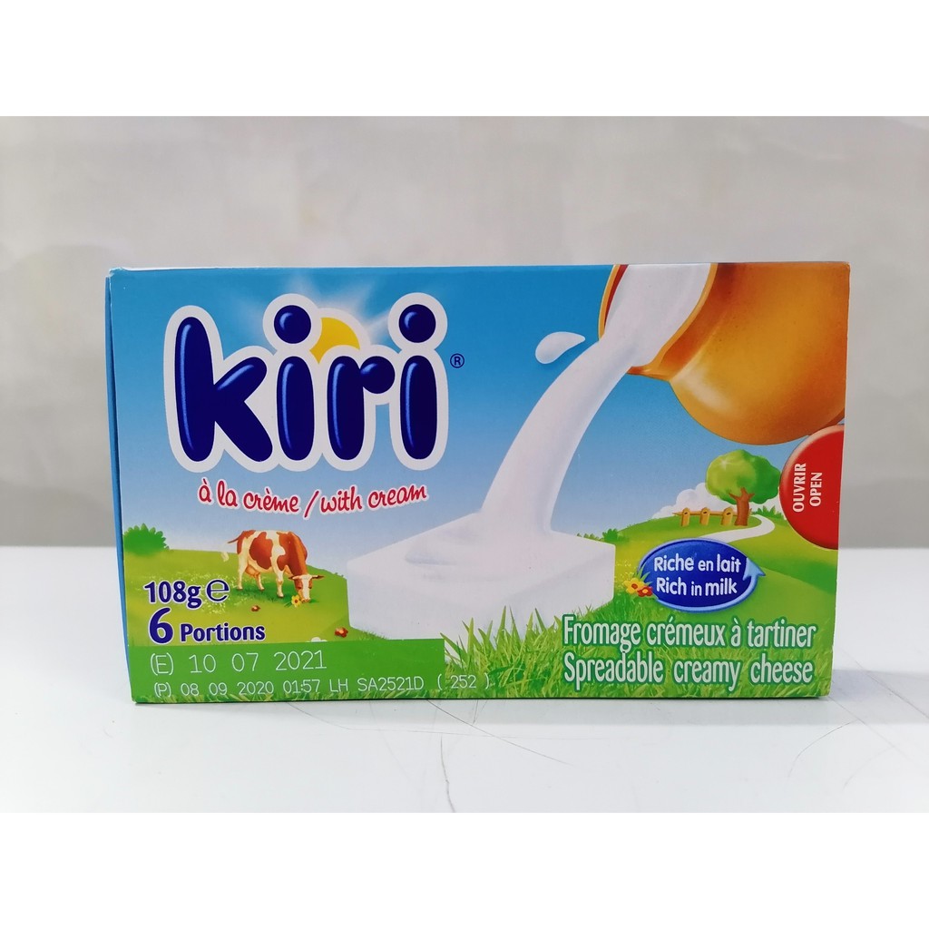 [108g] Phô mai kem sữa [France] KIRI Cream Cheese With Milk (nw5)
