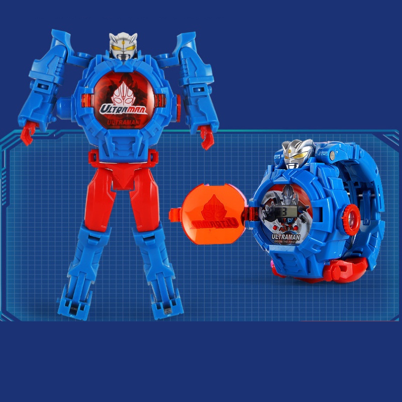 Đồng hồ biến hình siêu nhân 3 chế độ - xem giờ, chiếu ảnh, biến hình Redtech.