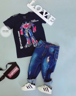 Quần jean dài bé trai Polo