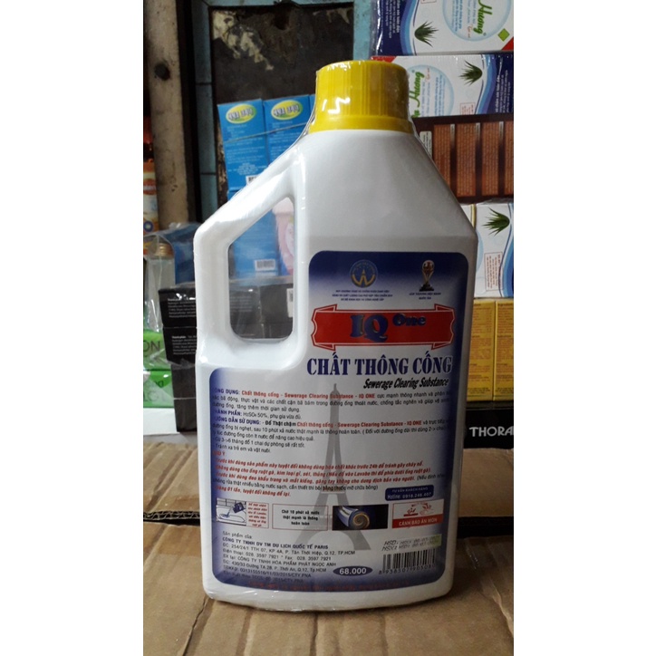 Chất Thông Cầu ,Thông Cống BICROPHỐT Siêu Tốc WC IQ ONE 1400g