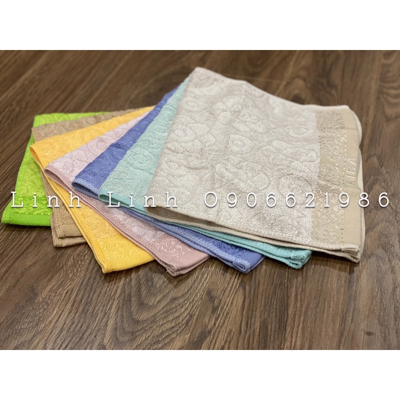 Khăn mặt sợi tre Kiba - cácc màu