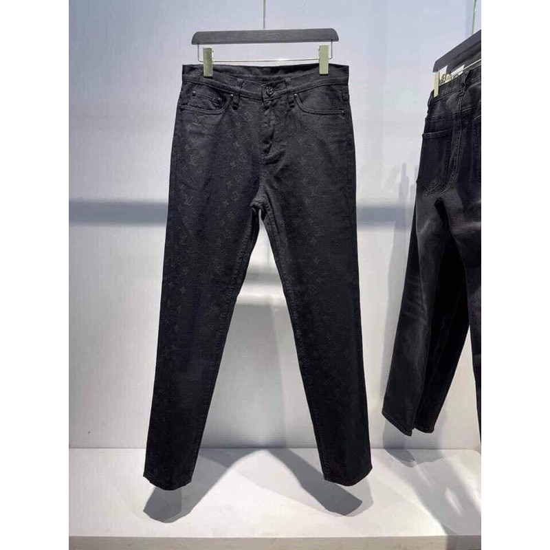 Quần bò nam,quần jean vân lv,ống côn,giá rẻ full sz | BigBuy360 - bigbuy360.vn