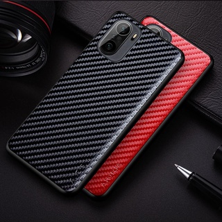 Ốp Lưng Cho xiaomi Poco F3 funda Họa Tiết Sợi Carbon Mềm Ốp Lưng Coque Cho xiaomi redmi k40 Vỏ Điện Thoại