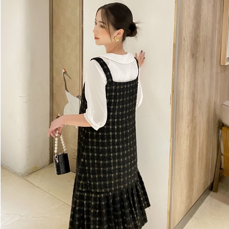 MEDYLA - Yếm bầu công sở thu đông giữ ấm cho mẹ bầu ( không kèm áo) - VY043