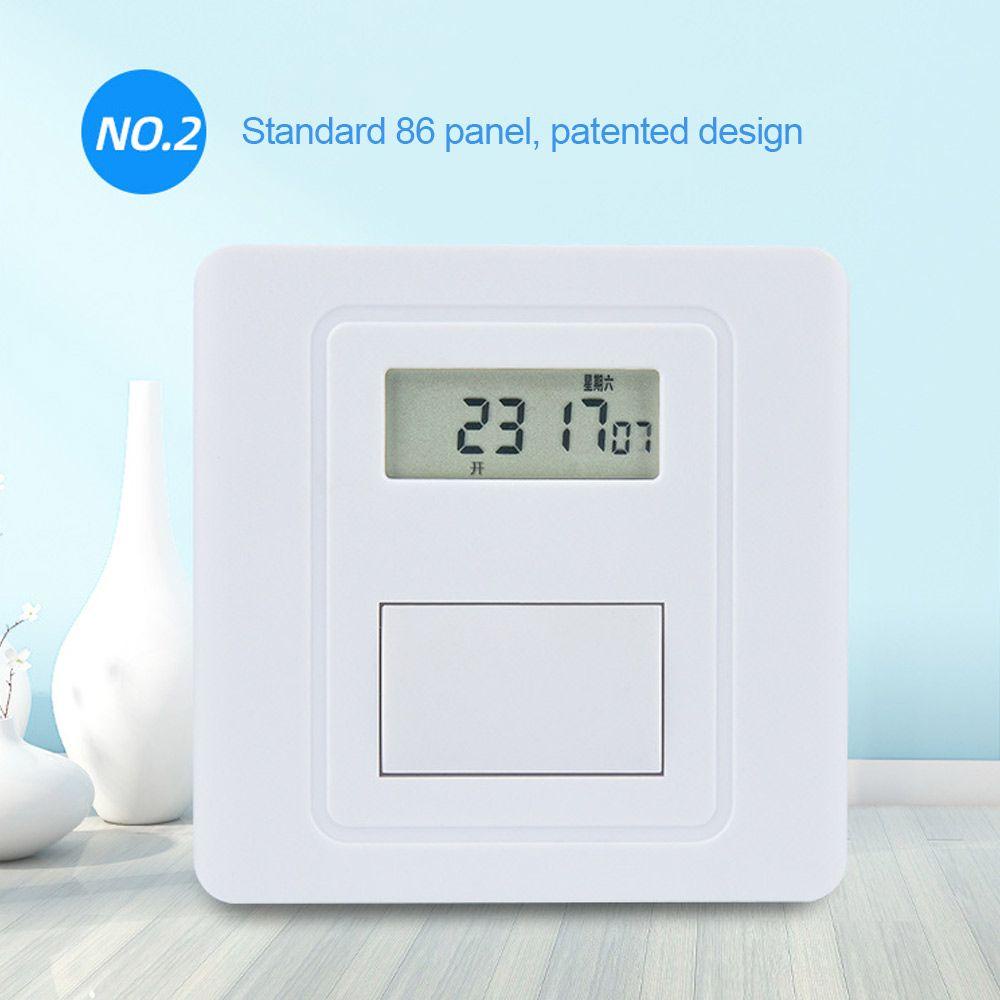 Công Tắc Hẹn Giờ Kỹ Thuật Số Tự Động Màu Trắng