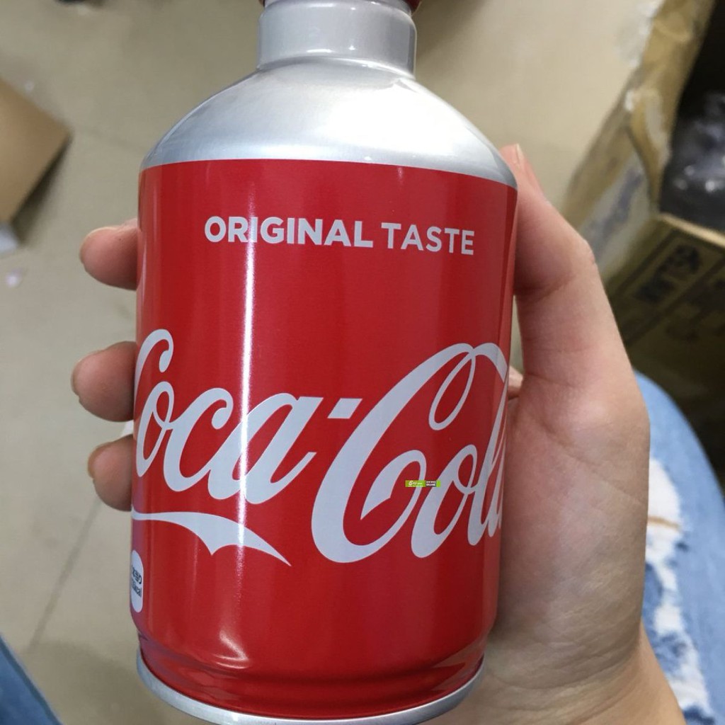 Coca chai nhôm 300ml Nhật vị Nguyên Bản