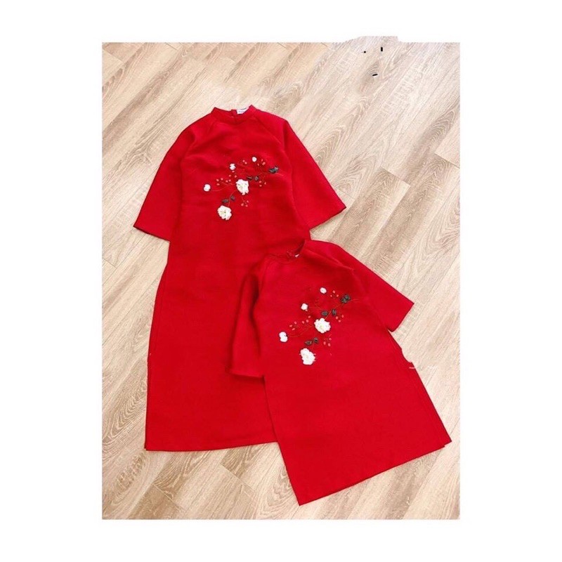Thanh ly áo dài mẹ và bé