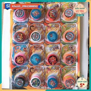 Vỉ 16 chiếc YoYo nhựa in hình 12 con giáp bằng nhựa
