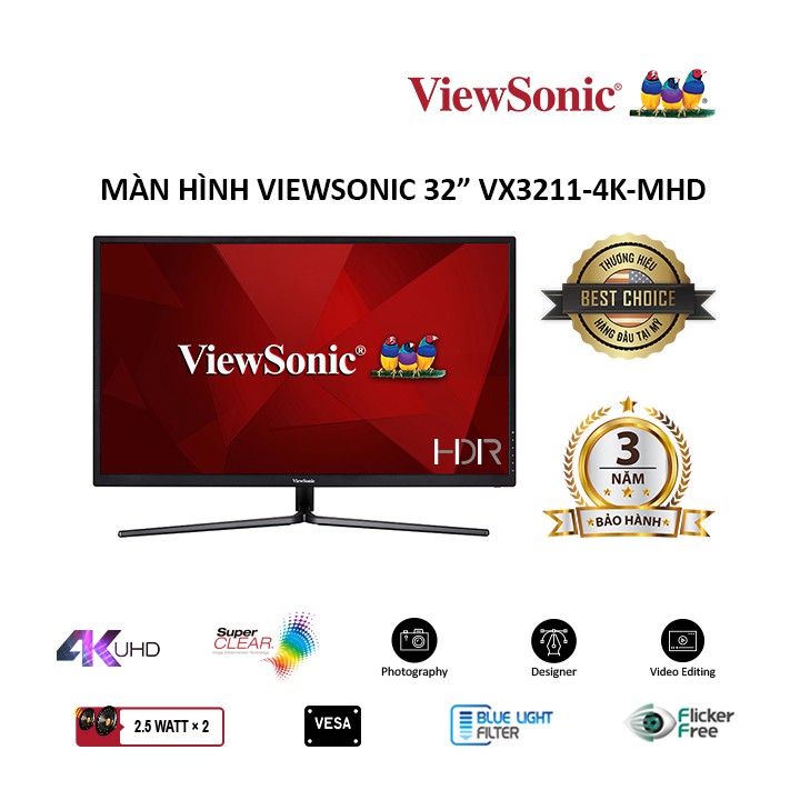 Màn hình Viewsonic VX3211-4K-MHD | BigBuy360 - bigbuy360.vn