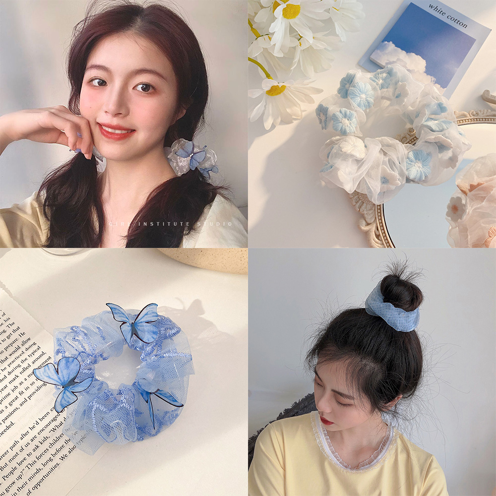 Dây Buộc Tóc Nhiều Kiểu Dáng Tùy Chọn Phong Cách Hàn Quốc Cho Nữ