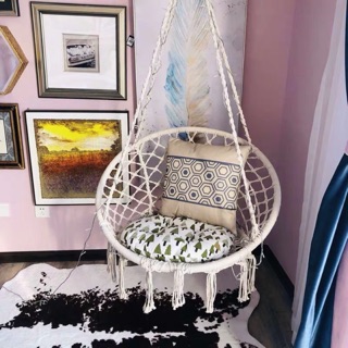 ODER 15 ngày 🎁Tặng đệm lót🎁 GHẾ TREO MACRAME HANDMADE ĐỘC ĐÁO