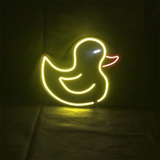 Đèn Trang Trí Led Neon Sign Hình Con Vịt