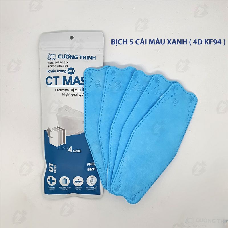 [Combo 50c) Khẩu Trang KF94 4D Chính Hãng Loại Đẹp Vải Kháng Khuẩn Kiểu Dáng Hàn Quốc Hottrend