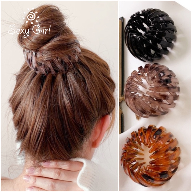 Dây Cột Tóc Co Giãn Đa Năng Phong Cách Hàn Quốc Cổ Điển Thời Trang Cho Nữ