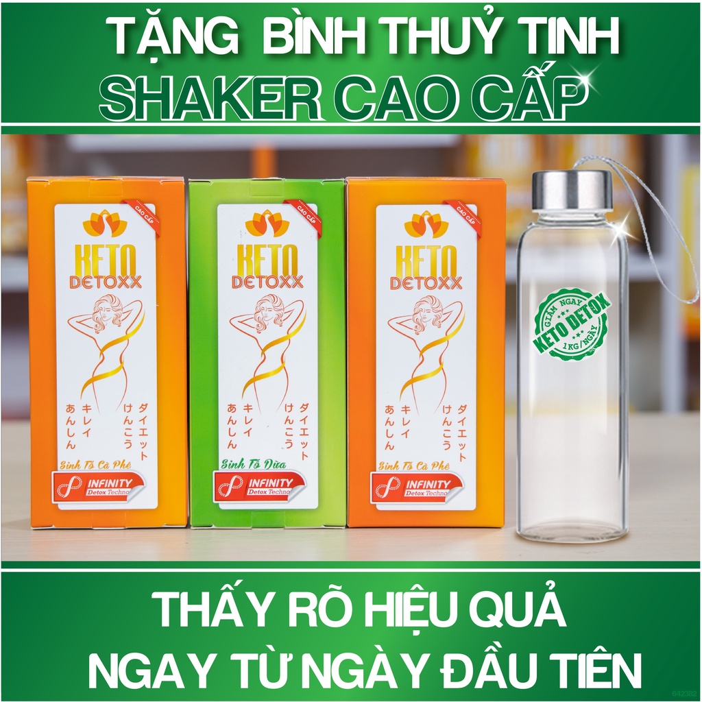Giảm cân KETO DETOX [CHÍNH HÃNG] giảm mỡ nhanh, giảm bụng, an toàn, đẹp dáng, đẹp da
