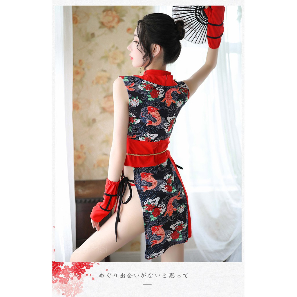 Áo ngủ kimono cosplay kimono đỏ sexy TK3051 | BigBuy360 - bigbuy360.vn