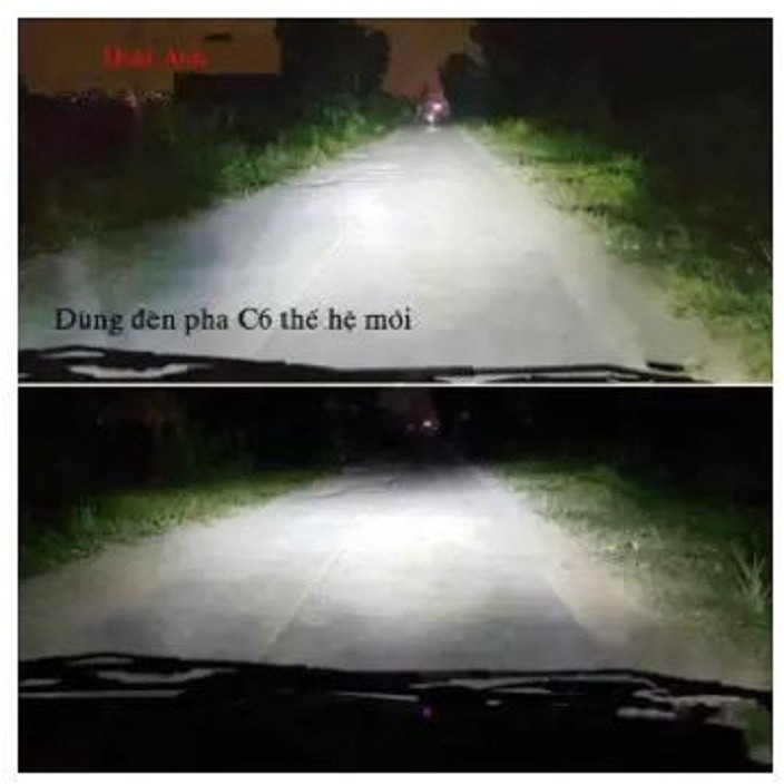 Đèn pha ô tô C6 chân H4