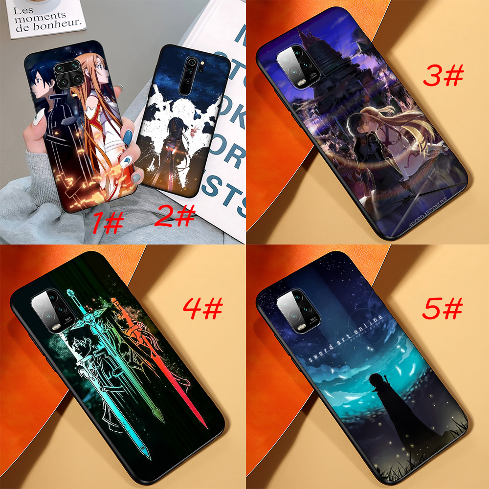 Ốp Điện Thoại Mềm Hình Sword Art Online Cho Xiaomi Mi Max 3 8 9 F1 A1 A2 5x 6x Pro Lite Se Mp159