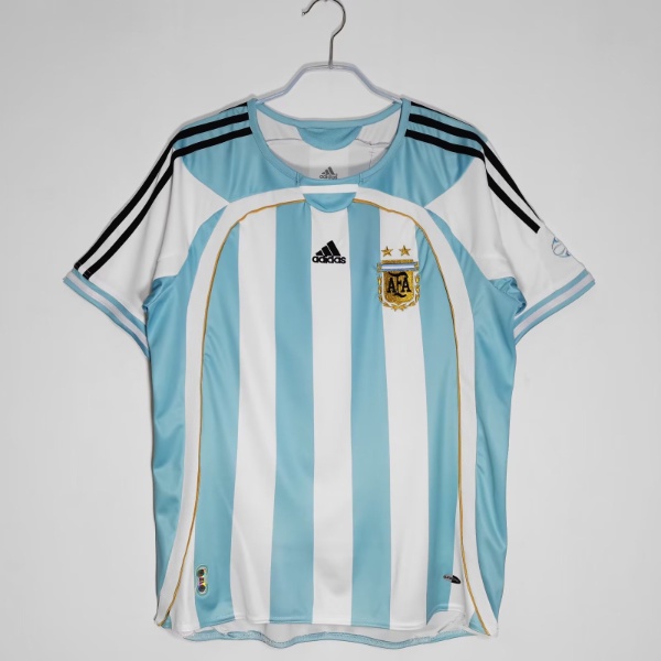 Áo Thun Thể Thao Bóng Đá Đội Tuyển Argentina Mùa Giải S-XXL 2006 / 07