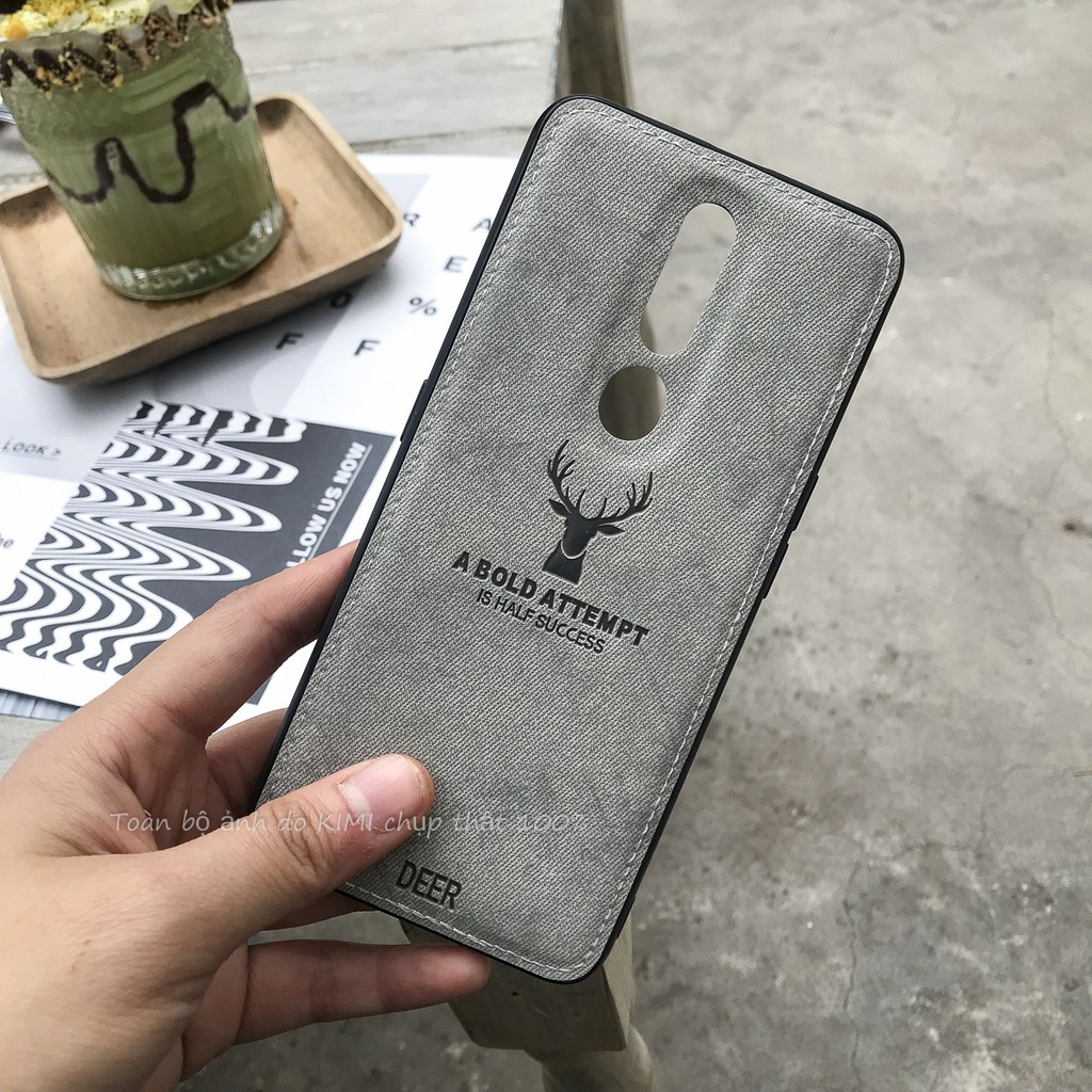 Ốp lưng phủ vải deer xám dành cho XIAOMI RedMi Note 3 / Note 3 Pro (Ảnh chụp thật)