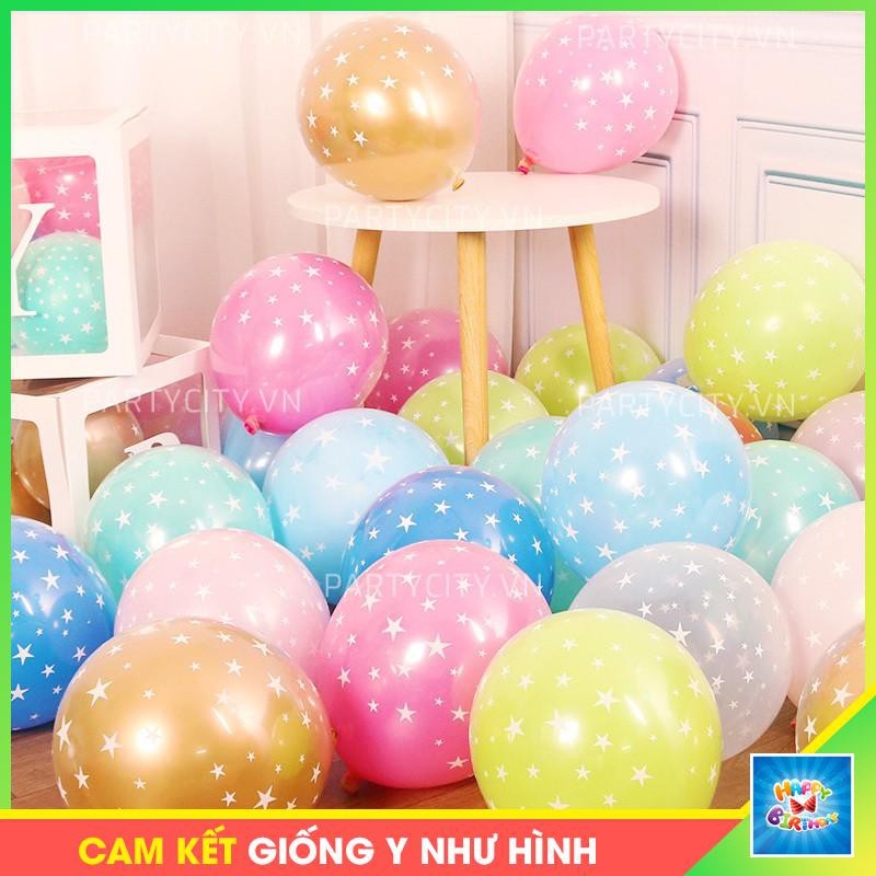 Bóng bay hai lớp đầy sao siêu đẹp lạ trang trí sinh nhật phòng cưới party #TrangTriSinhNhat