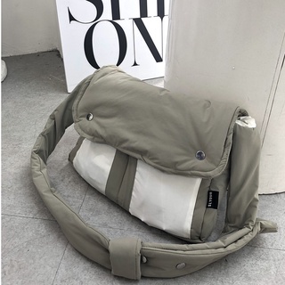 Túi đeo chéo unisex 2slyo, túi đeo chéo trần bông nam nữ slyour bag