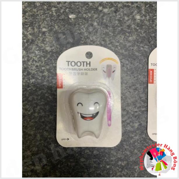 Cài bàn chải hình răng vỉ 1 cái và vỉ 2 cái và 3 cái hít tường đảm bảo siêu chắc