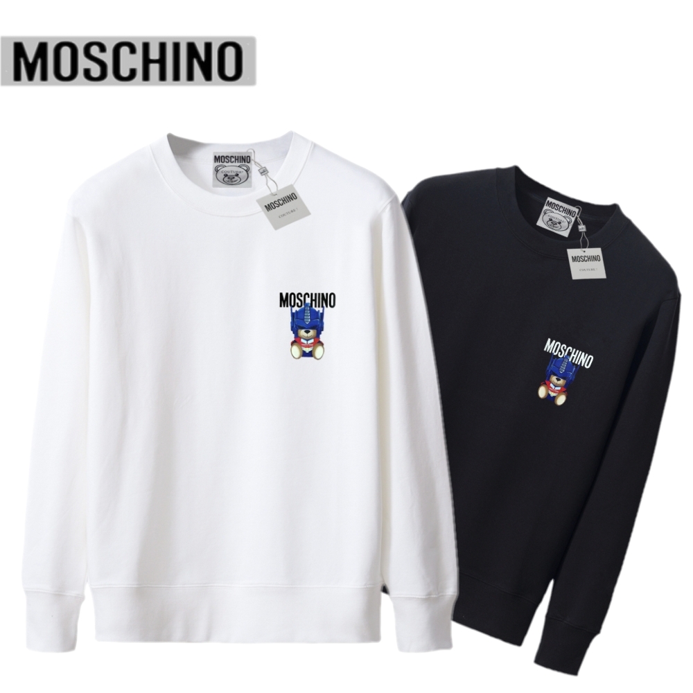 Áo Sweater Cổ Tròn Dáng Rộng In Họa Tiết Moschino Thời Trang Cho Nam Và Nữ # 216