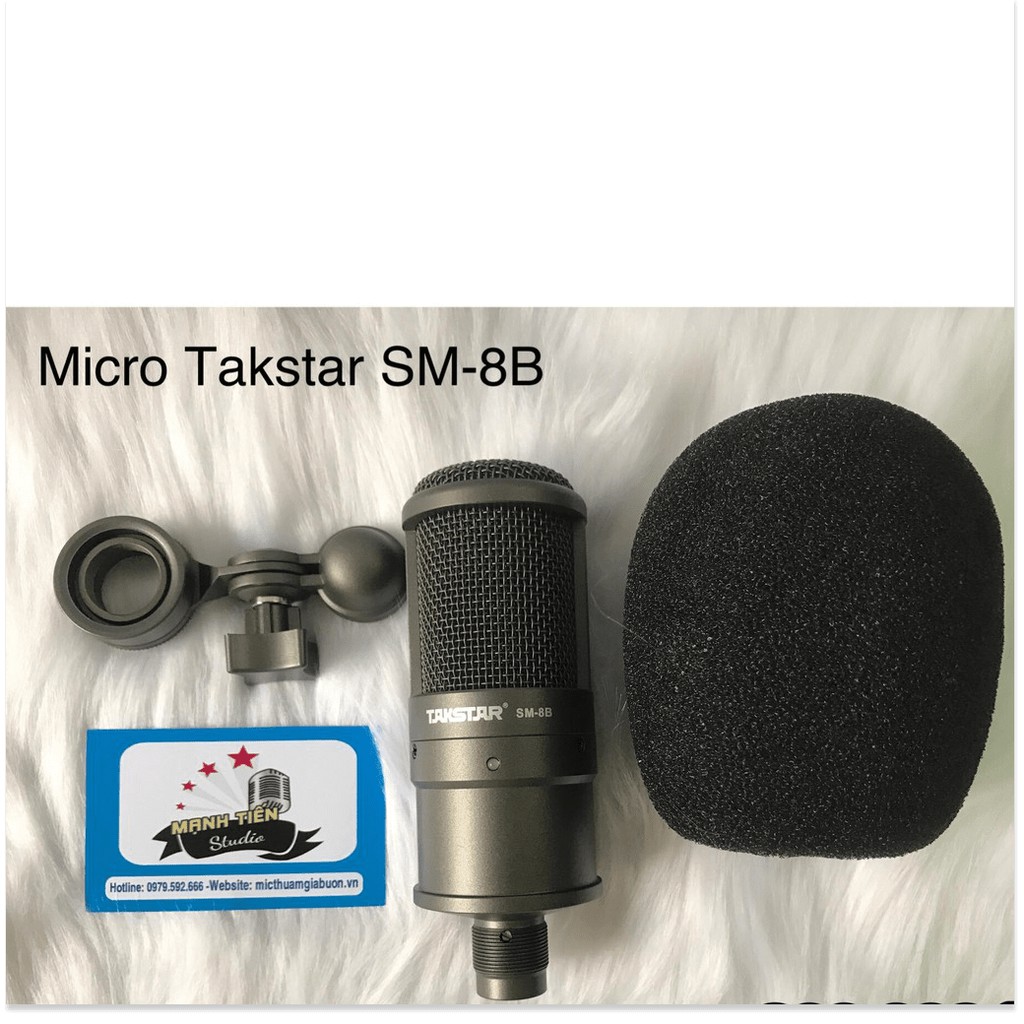 Mic thu âm Takstar SM-8B - SM8B chất lượng âm thanh tuyệt đỉnh