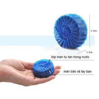 Combo 10 viên tẩy bồn cầu tẩy sạch các vết bẩn bám vào thành toilet