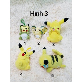 móc khóa gấu bông Pikachu