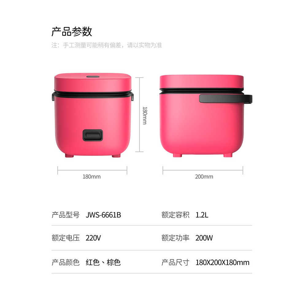 Nồi cơm điện mini 1,2L màu xanh siêu xinh | BigBuy360 - bigbuy360.vn