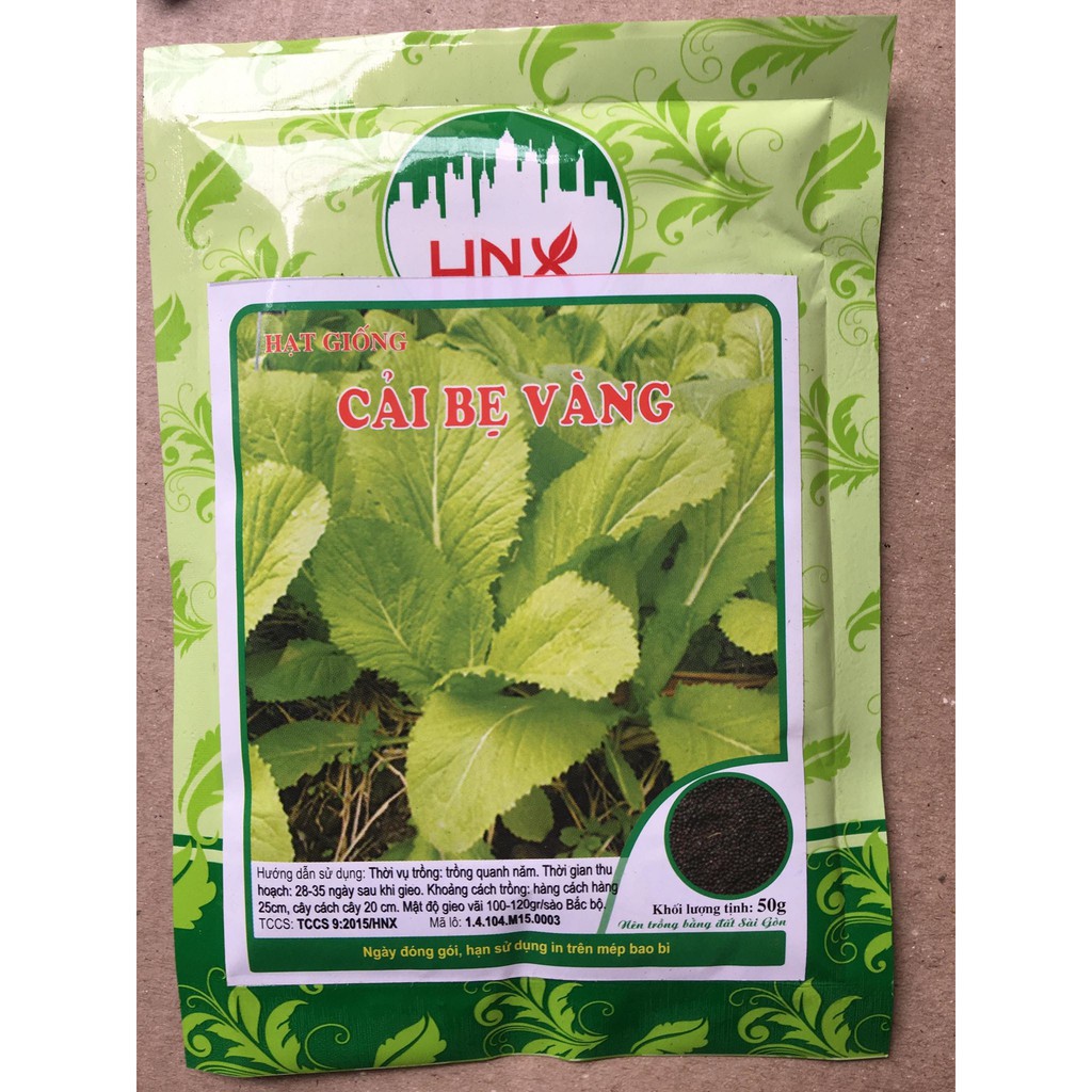 sale off Hạt giống cải bẹ vàng hàng chuẩn cty.