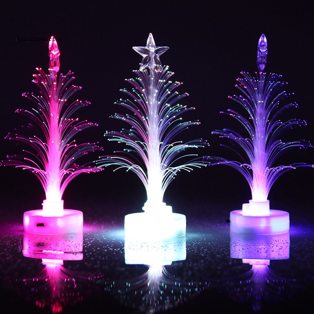 Đèn LED sợi nhiều màu trang trí bàn hình cây thông Noel