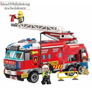 Mô Hình LEGO City Fire 60107 Xe Thang Cứu Hỏa