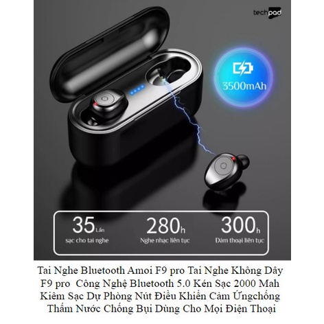 Tai nghe bluetooh F9,Bản Pro Chip Cải Tiến 5.0 Âm Thanh Hay Hỗ Trợ Mọi Dòng Máy Pin Trâu Bảo Hành 12 #tainghebluetooth