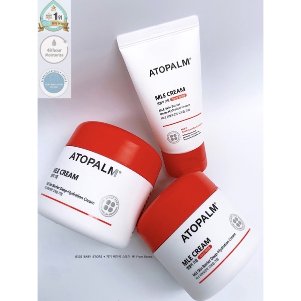 <mẫu mới> KEM DƯỠNG ẨM ATOPALM MLE CREAM nội địa Hàn 65ml 100ml 160ml 200ml