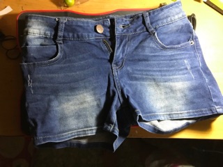 Quần short jeans Lime Orange