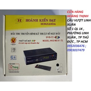 ĐẦU THU TRUYỀN HÌNH SỐ MẶT ĐẤT DVB T2 HOÀNH KIẾN ĐẠT (MODEL HKD MS 01-T2)