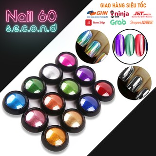 TRÁNG GƯƠNG 16 màu ánh vàng, xanh, hồng - NAIL THANH XUÂN