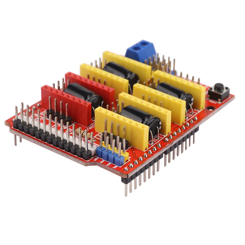 3D CNC Shield Board for UNO R3 + 4Pcs A4988 Stepper Motor Driver For Arduino 3D Printer