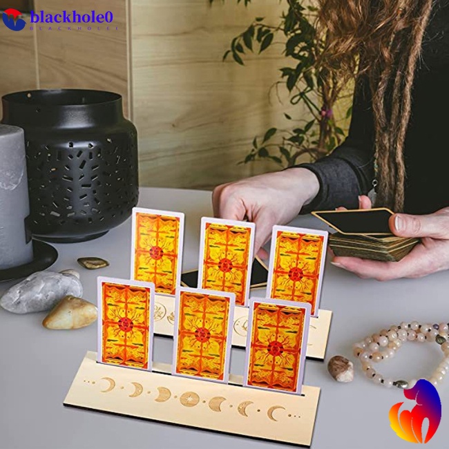 Khay Gỗ Đựng Bài Tarot Hình Mặt Trăng / Chữ Nhật Tiện Dụng