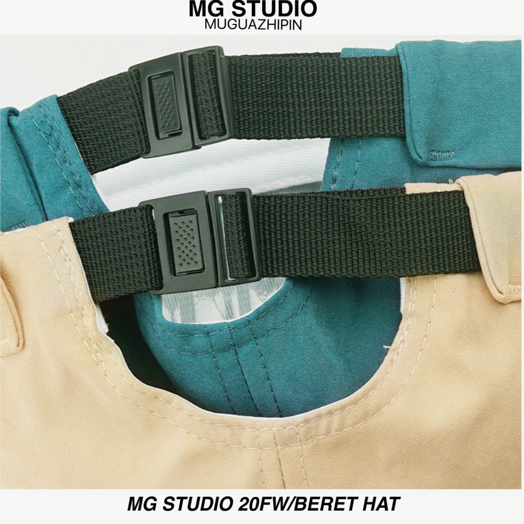 Mũ Beret MG STUDIO Thêu Hình Sư Tử Nhỏ Dễ Thương