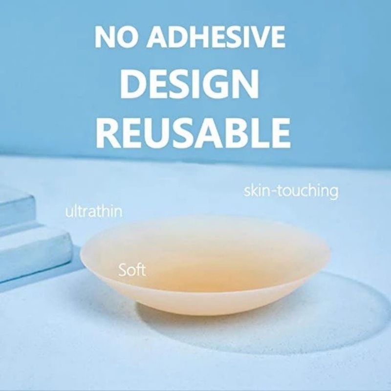 Miếng Dán  Ngực Silicon Tự Thân Sinh Nhiệt Không Keo Siêu Mỏng