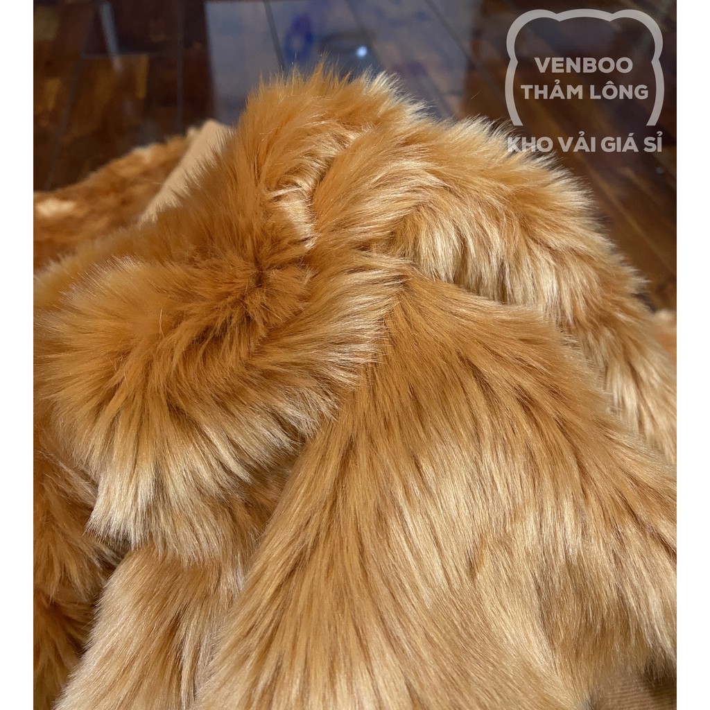 🌟 THẢM LÔNG TRẢI BÀN TRANG ĐIỂM & TRẢI SÀN | NÂU DA BÒ ÁNH VÀNG 2021 | BigBuy360 - bigbuy360.vn