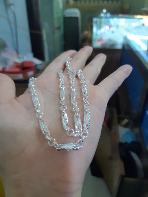 Dây chuyền nam bạc