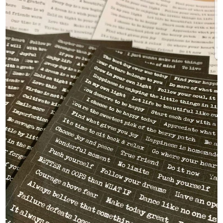 Sticker Quotes (dải sticker chữ)
