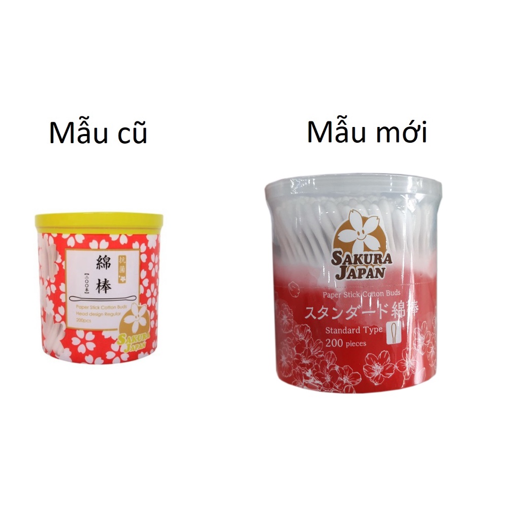 Tăm Bông Sakura TB01(200 que) - MP3447