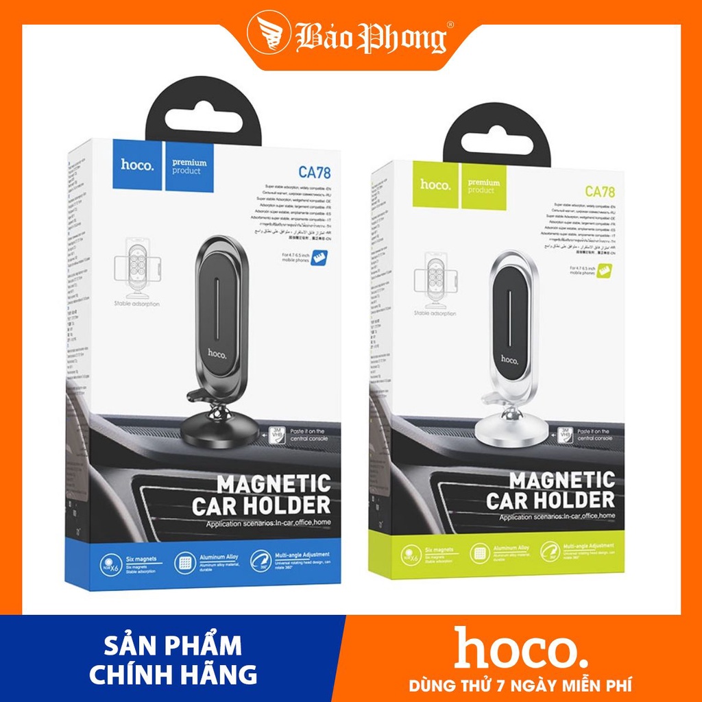 Giá đỡ điện thoại từ tính HOCO CA78 kệ đỡ chân dựng để bàn Dành cho i-Phone IP 7 8 Plus X Xs 11 12 Pro Max Samsung Oppo