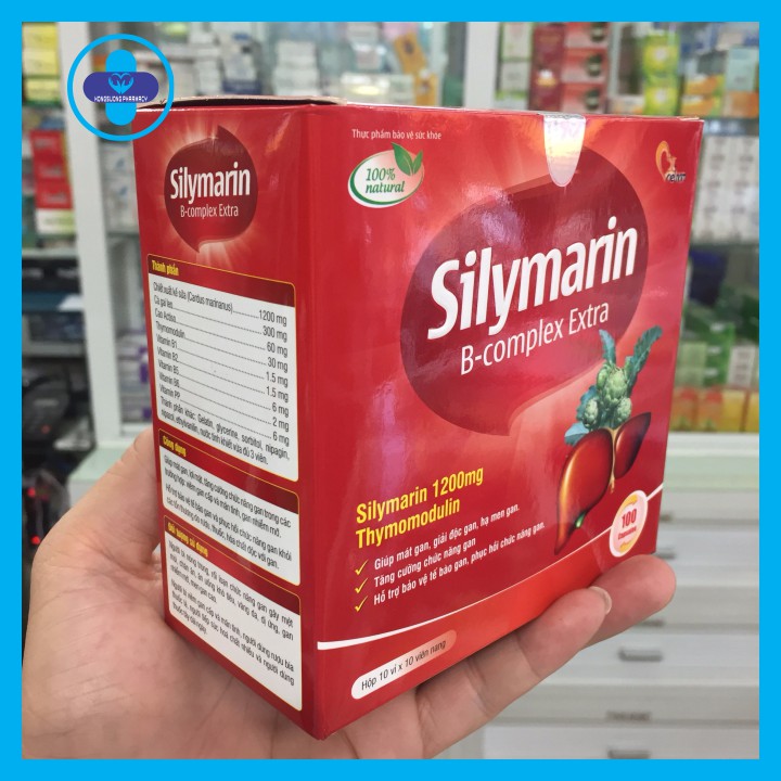 Silymarin B-complex Extra - Tăng cường chức năng gan, hộp 100 viên